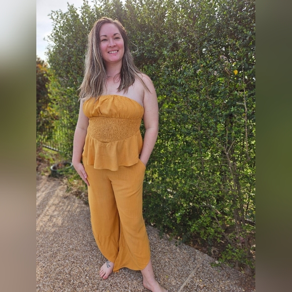 Two Piece Summer Set w/ High Waist and a Crop Top - Y2K Style - Various Sizes - Picture 2 of 7